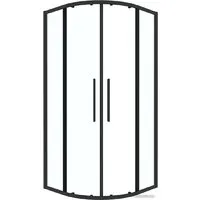 Душевой уголок Grossman Cosmo 100x100x195 301.K33.02.1010.21.00 (черный матовый/прозрачное стекло)