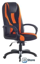 Игровое (геймерское) кресло Brabix Premium Rapid GM-102 532420 (черный/оранжевый)