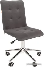 Кресло CHAIRMAN 030 Chrome (велюр, темно-серый)