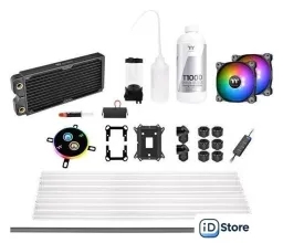 Система жидкостного охлаждения для процессора Thermaltake Pacific C240 DDC Hard Tube Water Cooling Kit CL-W242-CU12SW-A