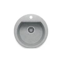 Кухонная мойка POLYGRAN ATOL 460 светло-серый 314