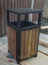 Урна металлическая с деревом "Виток 5" 400х400х650 мм