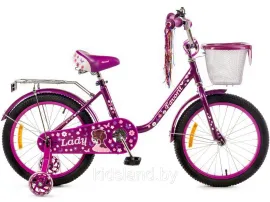 Детский велосипед Favorit Lady 18"" фиолетовый