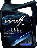 Моторное масло WOLF VitalTech 5W40 B4 Diesel / 26116/5