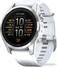 Garmin Epix Pro Gen 2 Standard 42 мм (серебро/белый камень)