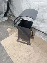 Урна металлическая "Виток 7" 350х350х750 мм