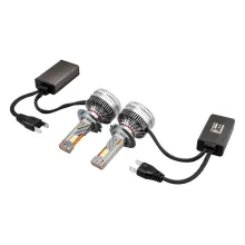 Автолампа диод H7 PX26d 12V 170W 15000Лм SKYWAY вентилятордрайвер SENATOR PRO 6500К Белая коробк