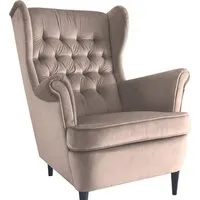 Интерьерное кресло Signal Harry Velvet Bluvel 28 (бежевый)