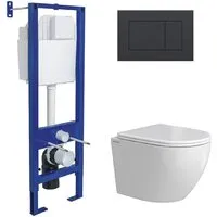 Унитаз подвесной Berges Wasserhaus Okus Rimless 043396 (с сиденьем)