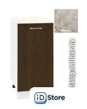 Шкаф напольный Кортекс-мебель Корнелия Лира НШ40р (венге/марсель)