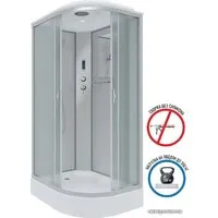 Душевой уголок Niagara NG-3312-14LP 120x80x215 (матовое стекло)