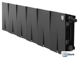 Биметаллический радиатор Royal Thermo PianoForte 200 Черный VR80- 12 секций