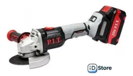 Угловая шлифмашина P.I.T. PWS20H-125D/1 (с 1-им АКБ, кейс)