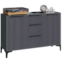 Тумба Woodville Иадама / 619896 (графит/графит софт)