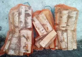 Дрова в мешках колотые берёзовые