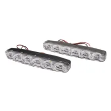 Ходовые огни SKYWAY 12V 6 SMD диодов (1553317мм) 2шт