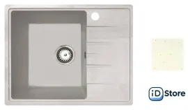 Кухонная мойка БелЭворс Mila L (белый, без сифона)
