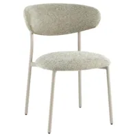 Стул Stool Group Ayla / DX-2547X QY004-10 (бежево-зеленый, кремовые ножки)