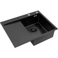 Кухонная мойка ARFEKA ECO AR 650500 R BLACK PVD NANO