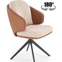 Стул Halmar K554 (коричневый/бежевый/черный)
