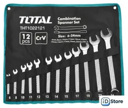 Набор ключей Total THT1022121 (12 предметов)