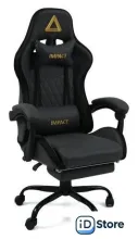 Игровое (геймерское) кресло King Style Impact Sueder Fabric Black (темно-серый/черный)