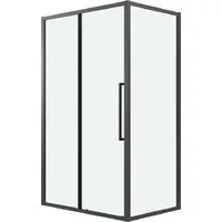 Душевой уголок Grossman Cosmo 100х100х195 120.K33.02.1010.21.00 (черный матовый/стекло прозрачное)