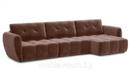 Угловой диван Треви-4 ткань Kengoo nut (3,0х1,4м)