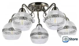 Люстра средней высоты Myfare Frank MR1651-5C