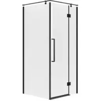 Душевой уголок Niagara NG-6832-34BLACK 100x100x195 (черный матовый/прозрачное стекло)