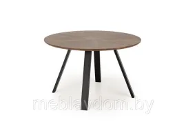 Стол обеденный HALMAR DANILO орех/черный 120