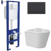 Унитаз подвесной Berges Wasserhaus Vita Rimless 043385 (с сиденьем)