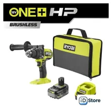Ударная дрель-шуруповерт Ryobi RPD18X1-1C50S 5133006830 (с 1-им АКБ, сумка)