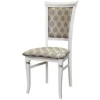 Стул Мебелик Бонита (белый/серебристый/маркус серебристый)