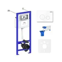 Инсталляция для унитаза Lavinia Boho Relfix 5 в 1 77020046 (белый пластик)