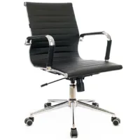 Офисное кресло Everprof Leo T Экокожа Черный