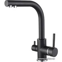 Смеситель ZorG Akvaduo Premium Brass black metallic
