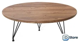 Журнальный столик Sheffilton SHT-TU29/H36/МДФ 70 (орех светлый/черный муар)