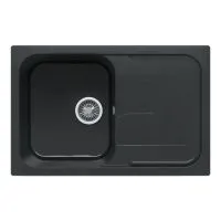 Кухонная мойка POLYGRAN ALTO 780 космос 316 (черный металлик)