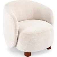 Интерьерное кресло Halmar Baker (кремовый/натуральный)