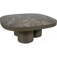 Журнальный столик Signal Stella A Ceramic (черный Vulcano/медный)