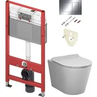 Унитаз подвесной AM.PM Sunny Flashclean C85C1701SC TECE Kit 9400412