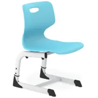 Детский стул Sheffilton SHT-S-TN21/3-5 голубой/белый муар