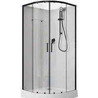 Душевая кабина Aquanet Passion Evo R 90 (черный)
