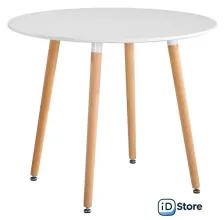 Кухонный стол Mio Tesoro ST-025 80x74 (белый/дерево)