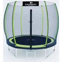Батут Calviano Outside Master Green 252 см - 8ft (внешняя сетка, с лестницей)