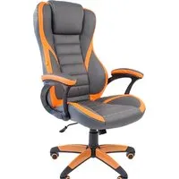 Игровое (геймерское) кресло CHAIRMAN Game 22 (серый/оранжевый)
