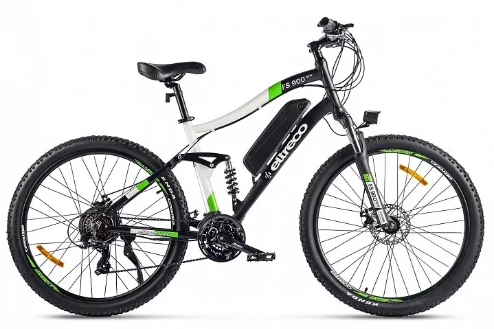 Велогибрид Eltreco FS900 new зелено-белый