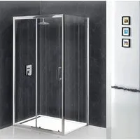 Душевой уголок BelBagno UNO-AH-1-100/90-C-Cr (прозрачное стекло)