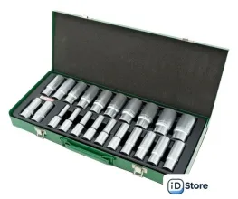 Набор трещотка с головками Toptul GAAD2202 (22 предмета)